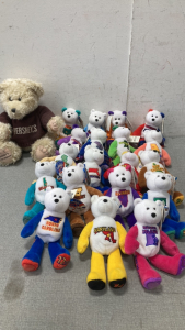 State Beanie Babies and a Hershey’s Bear