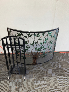 Fireplace Screen and Tool set