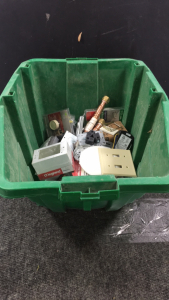 A box of Electrical Parts and Building Supplies