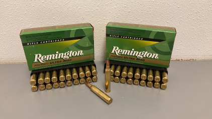 (2) Boxes of Remington 7mm Ultra Mag Premier Ammo