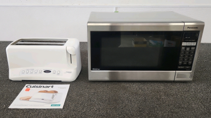 Panasonic Microwave & Cuisinart Toaster