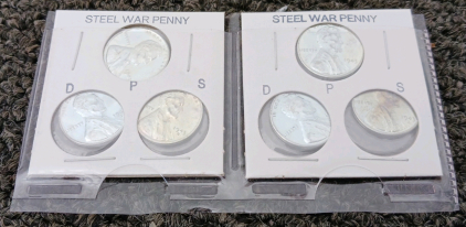 (6) 1943 Steel War Pennies