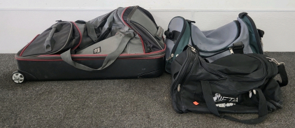 (2) Duffel Bags & (1) Rolling Suitcase