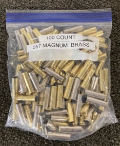 (100) .357 Magnum Brass Casings