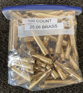 (100) 25-06 Brass Casings