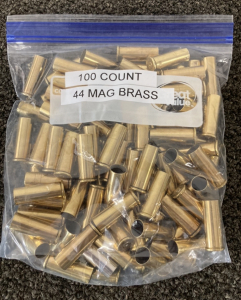 (100) .44 Mag Brass Casings