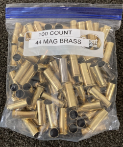 (100) .44 Mag Brass Casings