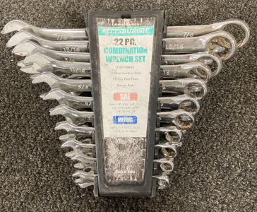 22pc Combination Wrench Set