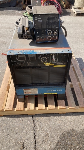 Miller deltaweld 451 power source and Miller 60 series wire feeder