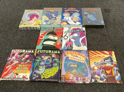 Season 1-6 Futurama DVDs And (4) Feature-Length Episodes