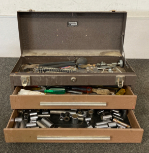 Kennedy Toolbox with Assorted Tools