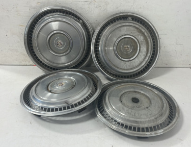 (4) 16.5" W Cadillac Hubcaps