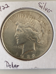 1922 Silver Dollar