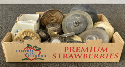 Assorted Grinding Wheels, Sanding/Polishing Discs, and More