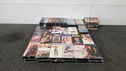 Assorted VHS Tapes & DVD's