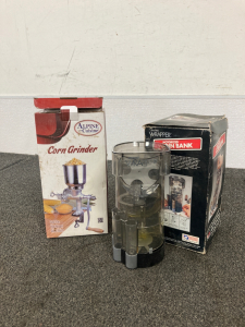 Corn Grinder And Coin Bank