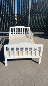 29.75" W x 53" D x 24" H Bed with Foam Mattress