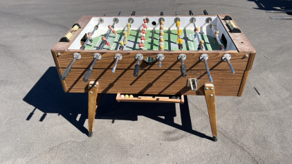 55" L x 29" W x 35" H Foosball Table