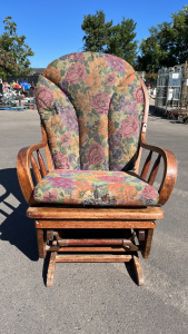 28" W x 27" D x 42" H Rocking Chair with Cushions