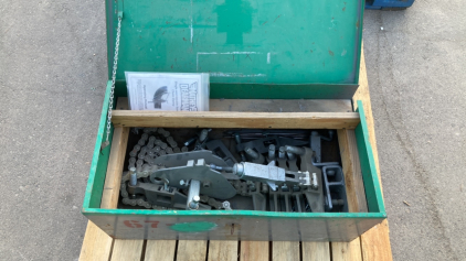 Welder’s Box With Single And Double Screw Chain Clamp