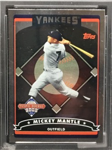 Mickey Mantle- Topps Baseball Card- Graded "10 Mint"