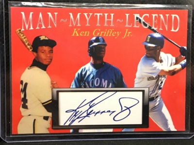 Ken Griffey Jr Signature Baseball Card- Limited Edition of 1000