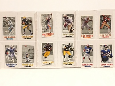 Vintage Football Cards- Dan Marino- Sterling Sharpe- 12 total