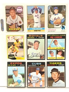 1960's-70's Vintage Baseball Cards- Willie Stargell- Tom Seaver- 9 total