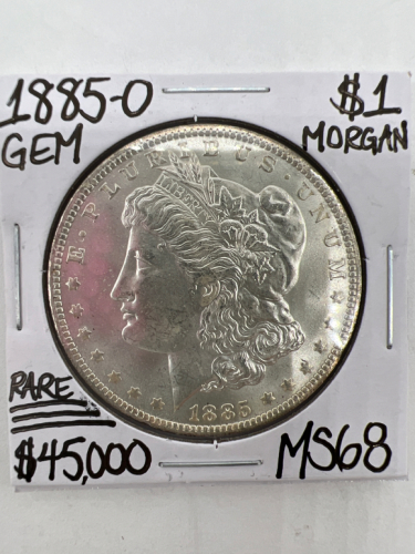 1885-O MS68 VERY RARE KEY DATE MORGAN DOLLAR