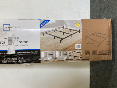 Mainstays Adjustable Metal Bed Frame