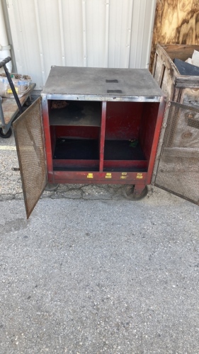 Metal box cart