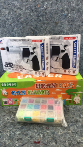 (2) Guns , Bean Bag Game, Jewelry Building Kit