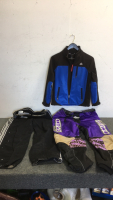 (2) Pairs Of O’Neal Motorcycle Racing Pants (1) Snozu winter Jacket