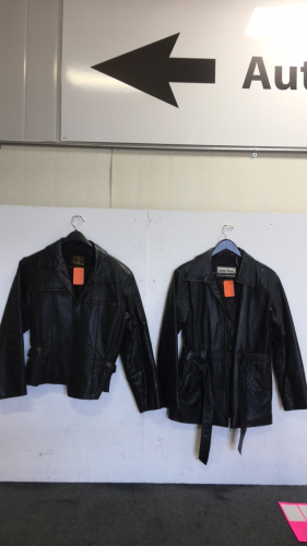 (1) KC Collections Leather Jacket (1) Fitz-Wright Leather Jacket