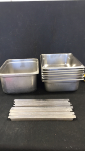 (6) 4 inch Deep Pans (1) 6 inch Deep Pan