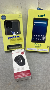 ONN Surf 8” Tablet Gen 2, iPhone 11 Phone Case and Watch Band