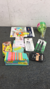 Crayola Colored Pencils, (2) Cases of Pens, And More