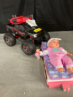 RC Truck and Baby Doll