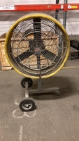 Call zone fan on wheels