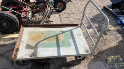 Metal Rolling Flatbed Cart 48” x 31”