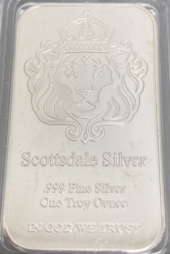 One Troy Oz Scottsdale Silver Bar