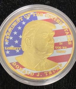 Donald Trump Gold Toned Collector Round