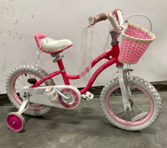 Star Royalrider Girls Bike with Basket & Training Wheels