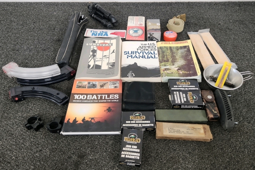 Survival Books, Gun Cleaning Accessories, & More
