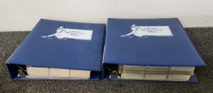 (2) Collector's Baseball Card Album