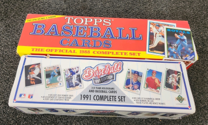 Topp's 1988 Baseball Cards & Baseball 1991 Set