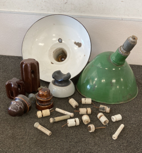 Antique Insulators & Vintage Outdoor Light Shades