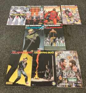 Assortment Of The Walking Dead Comic Books