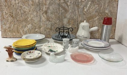 (37) Assorted Plates, Bowls, and Other Dishware