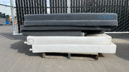 (2) 56.5" W x 35" D x 7" H and (2) 37.5" D x 55.5" W x 5.5" H RV Tanks (Please Inspect for Condition)